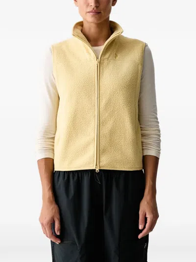 Peak Performance Naturerush Pile Gilet In Yellow