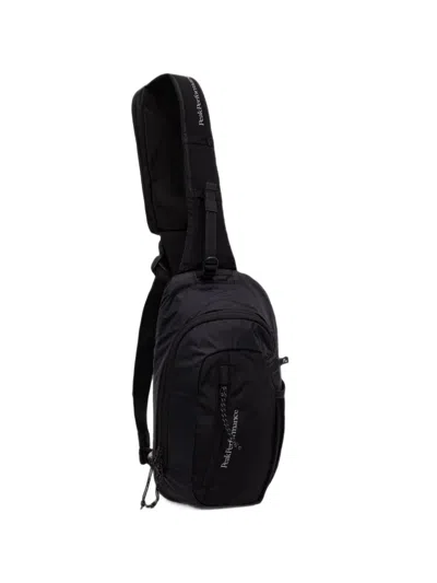 Peak Performance Outdoor Logo-print Single-strap Backpack In Black