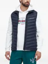 Peak Performance Quilted Gilet In Blue