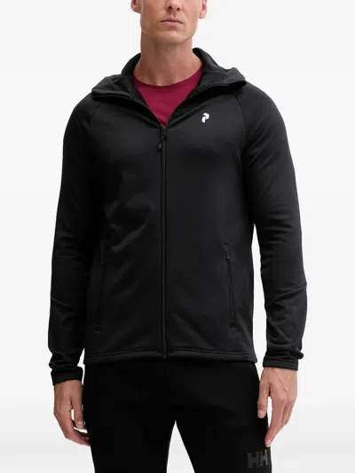 Peak Performance Rider Hooded Zip Hoodie In Blue