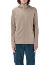 Peak Performance M Rider Tech Zip Hood In Avid Beige