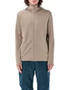 Peak Performance M Rider Tech Zip Hood In Neutrals
