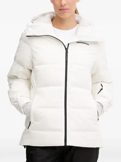 Peak Performance Shred Hooded Padded Skiwear In White
