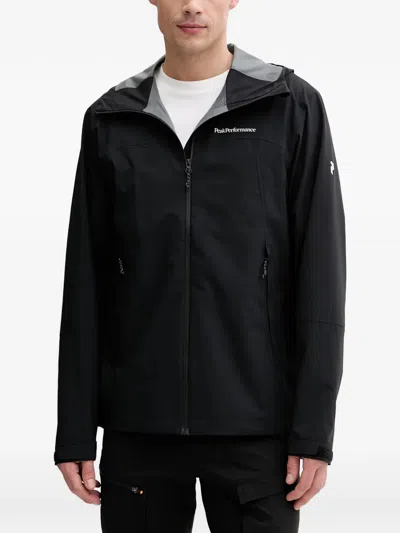 Peak Performance Trail Hipe® Performance Track Jacket In Black