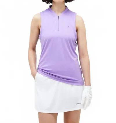 Peak Performance Turf Sleeveless Top In Bougainville In Purple
