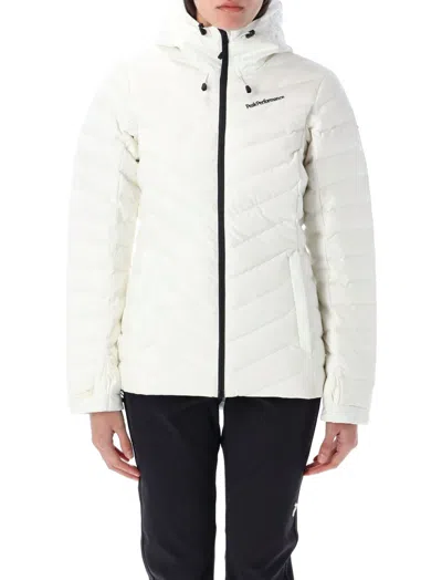 PEAK PERFORMANCE WHITE FROST SKI DOWN JACKET