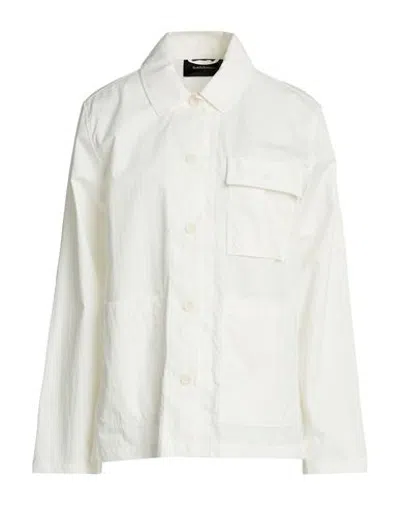 Peak Performance Woman Jacket White Size S Cotton, Polyamide