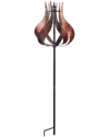 Peaktop Outdoor Tulip Kinetic Windmill In Blue