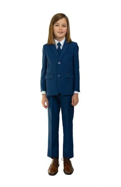 Peanut Butter Collection Kids' 007 Five-piece Suit In Blue