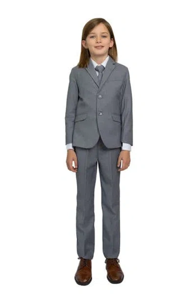 Peanut Butter Collection Kids' 007 Five-piece Suit In Gray