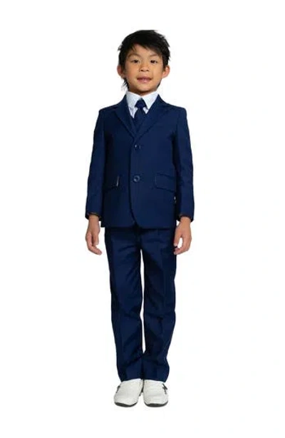 Peanut Butter Collection Kids' 007 Five-piece Suit In Blue
