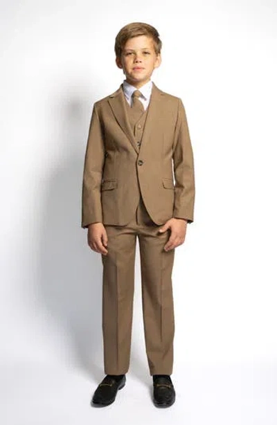 Peanut Butter Collection Kids' Luxor Five-piece Suit In Brown