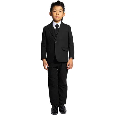 Peanut Butter Collection Kids' Oasis Safari Ond Five-piece Suit In Black