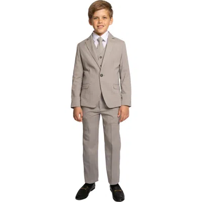 Peanut Butter Collection Kids' Ramses Five-piece Suit In Gray