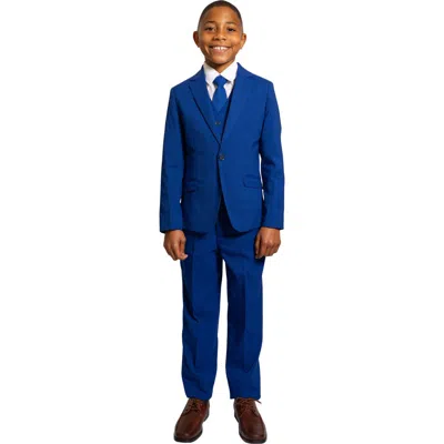 Peanut Butter Collection Kids' Ramses Five-piece Suit In Blue