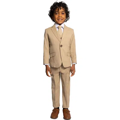 Peanut Butter Collection Kids' Ramses Five-piece Suit In Brown
