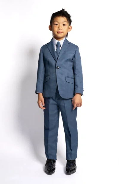 Peanut Butter Collection Kids'  Osiris 5-piece Slim Fit Suit In Blue