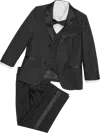 Peanut Butter Collection Slim Fit Toddler Tuxedo In Black
