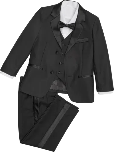 Peanut Butter Collection Slim Fit Toddler Tuxedo In Black