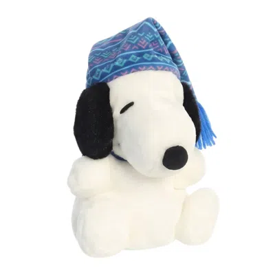 Peanuts Aurora Palm Pals  "i Love Snow" Snoopy 5-inch Stuffed Animal In White