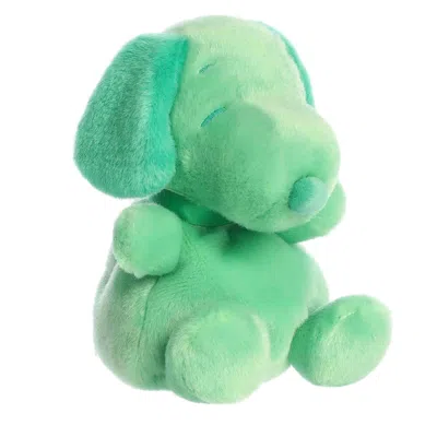 Peanuts Aurora Palm Pals  Snoopy Color Collection Green 5-inch Stuffed Animal Plush