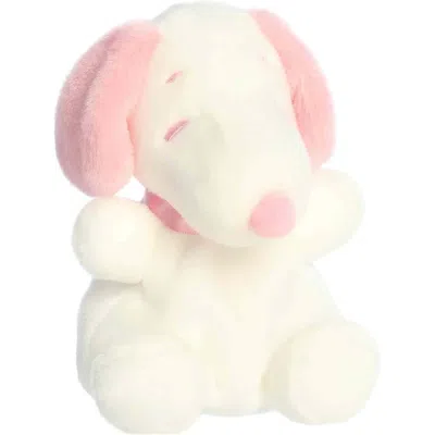 Peanuts Aurora Palm Pals  Snoopy Pink & White Stuffed Animal - 5-inch Plush