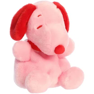 Peanuts Aurora Palm Pals  Snoopy Red & Pink Stuffed Animal - 5-inch Plush