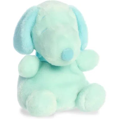 Peanuts Aurora Palm Pals  Teal Snoopy Stuffed Animal - 5-inch Plush In Blue