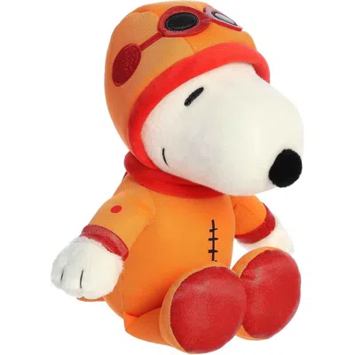 Peanuts Aurora  Astronaut Snoopy 12.5-inch Plush Stuffed Animal In Orange