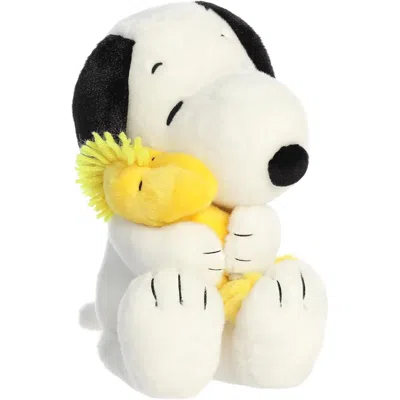 Peanuts Aurora  Big Hugs Snoopy & Woodstock Stuffed Animal - 12-inch Plush In White