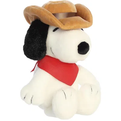 Peanuts Aurora  Cowboy Snoopy 8-inch Stuffed Animal Plush In White