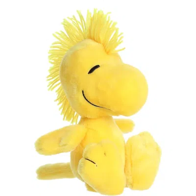 Peanuts Aurora  Floppy Woodstock 6.5-inch Stuffed Animal Plush In Yellow