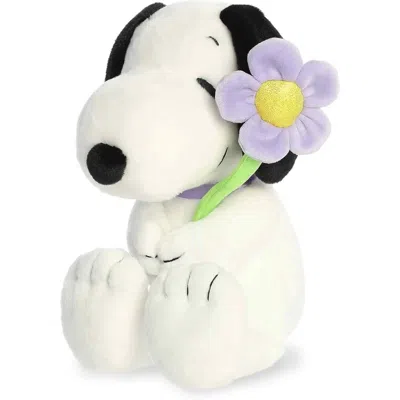 Peanuts Aurora  Purple Butterfly Snoopy Stuffed Animal - 9-inch Plush In White