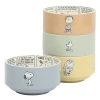 Peanuts Bonbon Bites Stoneware Stackable Bowl Set In Multi