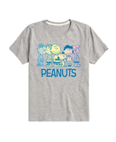 Peanuts Kids' Boys' 8-20 Graphic Short-sleeve T-shirt In Gray