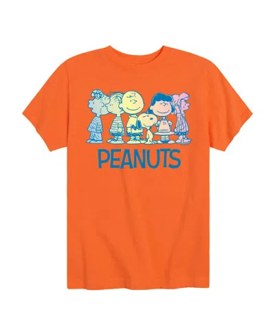 Peanuts Kids' Boys' 8-20 Graphic Short-sleeve T-shirt In Orange