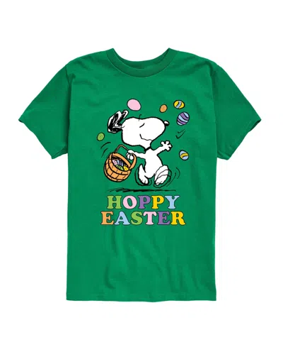 Peanuts Kids' Boys' 8-20 Hoppy Easter Short-sleeve Graphic T-shirt In Green
