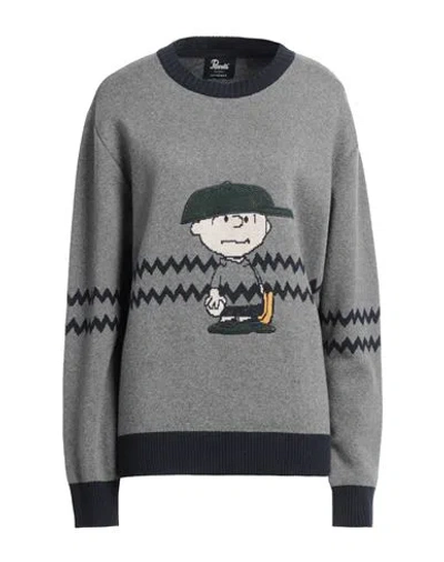 Peanuts By Schulz Woman Sweater Lead Size L Wool, Viscose, Polyamide, Cashmere