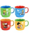 PEANUTS PEANUTS CLASSIC 4PC STACKABLE MUG SET WITH METAL STAND