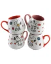 Peanuts Dnu  4pc Wax Relief Cup