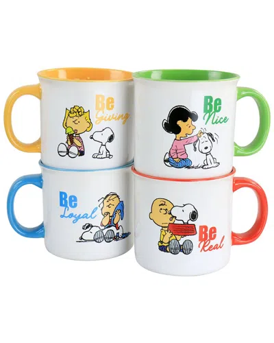 Peanuts Dnu  Gentle Reminders 4pc Mug Set