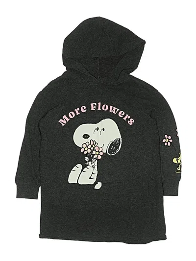 Pre-owned Peanuts Kids' Dress In Gray