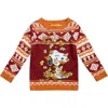 Peanuts Kids'  Snoopy Leaf Pile Graphic Sweatshirt In Multi