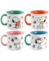 Peanuts Mothers Love 4pc Camper Mug Set