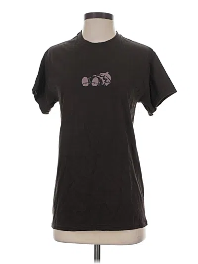 Pre-owned Peanuts Short Sleeve T-shirt In Black