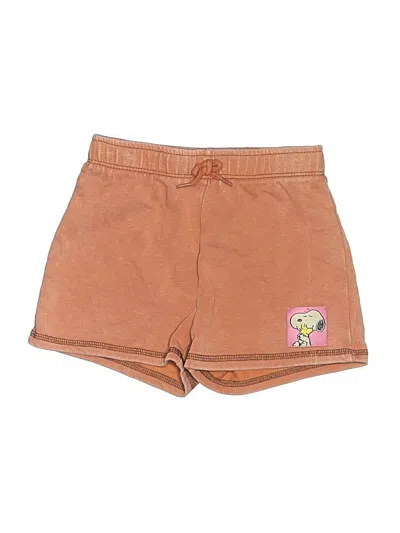 Pre-owned Peanuts Kids' Shorts In Brown