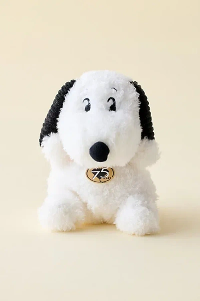 Peanuts Snoopy 75th Anniversary Palm Plushie In White At Urban Outfitters
