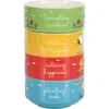 Peanuts Snoopy's Garden Patch Stackable Stoneware Bowl Set In Multi