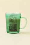 Peanuts Snoopy Graphic Glass Travel Mug In Dark Green At Urban Outfitters