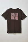 Peanuts Snoopy Uo Exclusive Graphic Tee In Berry, Men's At Urban Outfitters In Brown